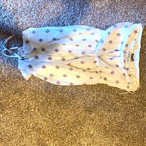 Express strapless dress with neck tie. Size XS.